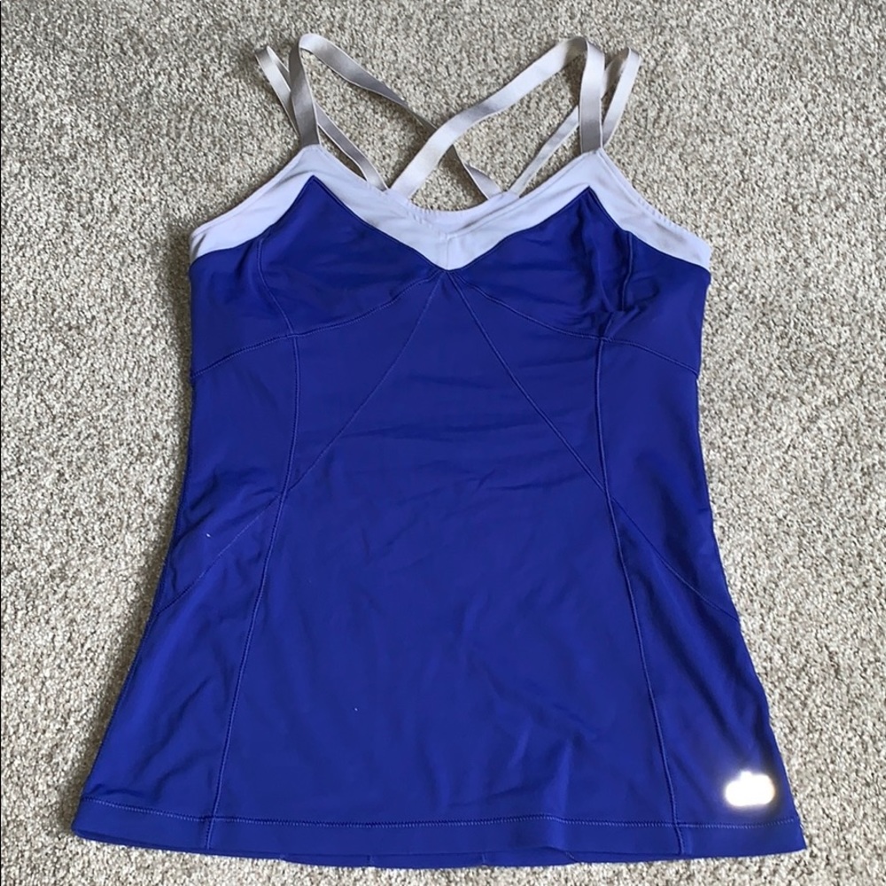 Alo yoga top blue S